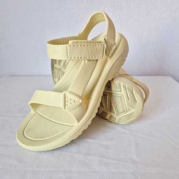 Teva Hurricane Drift Water Sport Sandals Lightweight Hook/Loop Yellow - Picture 2 of 10